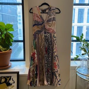 Anthropologie Geisha Designs Jacinta Pleated Cocktail Dress- Sz 10 (UK), US SZ 6